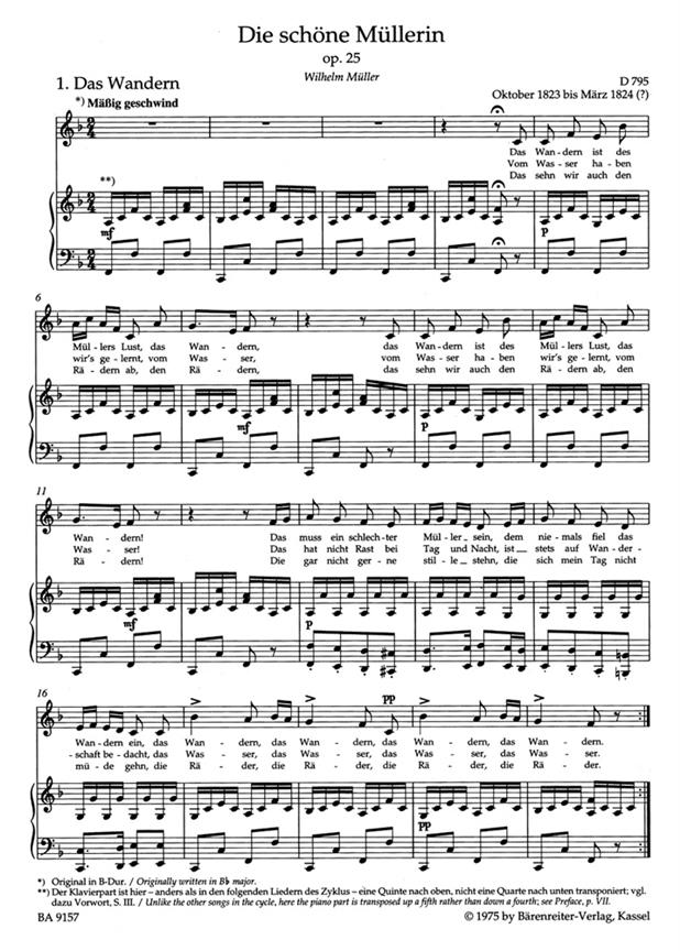 Die schöne Müllerin Op.25